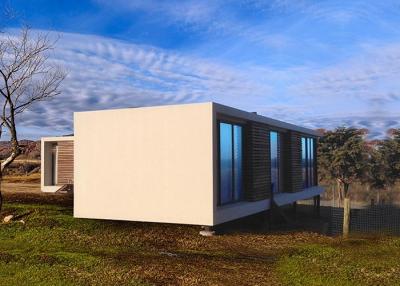 China Prefab Stahlrahmen Luxus Prefab Häuser Uruguay Modernes Design Bungalow Häuser Amerikanischer Standard zu verkaufen