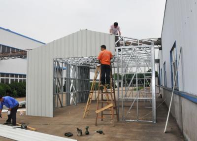 Chine Cadre en acier légère préfabriqué de métal, garage à faible coût, assemblage rapide à vendre