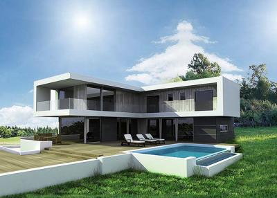 China AS/NZS Light Gauge Steel Luxury Prefabricated Modular Houses For Sale for sale