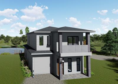 China Strong Mobile Homes Residential Steel Homes The Newly Designed 2 Storey Luxury Villa for sale