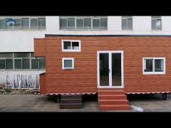 Prefabricated Tiny House With Alu.Casement Door Air Conditioning Optional