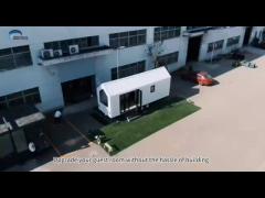 Modular Prefabricated House With Light Steel Frame Tiny House On Wheels For Rent