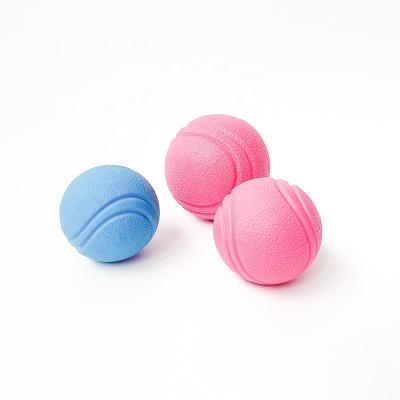 China Stocked Solid TPR Rubber Pet Ball Dog Tennis Ball TPR Dog Ball for sale