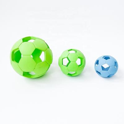 China Stocked Natural Rubber Dog Soccer Ball Dog Training Ball Dog Balls for sale