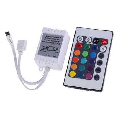 China Remote Control Lights 12V LED Color Box Package 5-24V 24 Keys RGB Strip Light Controller for sale