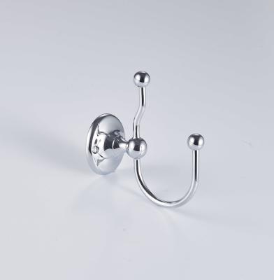 China Messing badjas Hook Slaapkamer Muur gemonteerd Robe Hook Hardware Voor badkamer deur Te koop