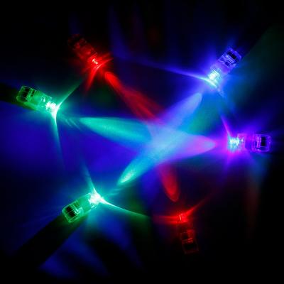 China Plastic Led Colorful Luminous Finger Lights Ring Party Children Colorful for sale