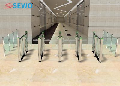 China Full Automatic Swing Speed Gate Turnstile , RFID Turnstile Gate With Card Reader for sale