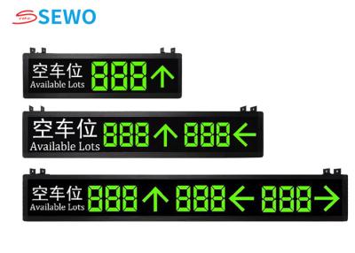 China Ultrasonic Car Parking LED Display Uni Directional Bi Directional Tri Direction Sector for sale