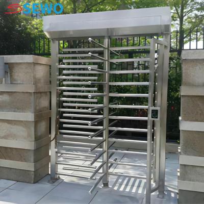 China Biometric Full Height Security Turnstile For Parks Stadium Pedestrian Access Control for sale