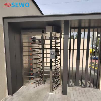 China Custom Construction Site Security Turnstiles Full Height Turnstile Entry System for sale