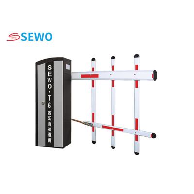 China Fence Arm Parking Lot Barrier Gate , Auto Vehicle Boom Barrier With Access Control for sale