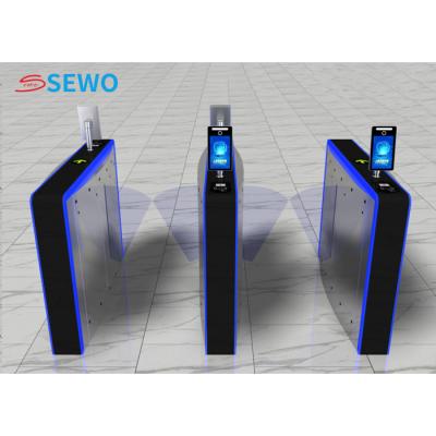 China Qr Code Barcode Scanner Turnstile Pedestrian Access Control System Management System for sale