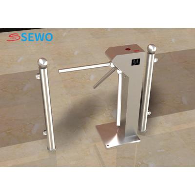 China Automatic Electronic Turnstile Gates 304 Stainless Steel Tripod Barrier Gate for sale