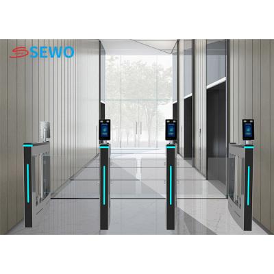 China Fully Automatic Swing Gate Turnstile Access Control With Fingerprint RFID Card Reader for sale