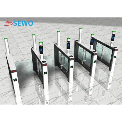 China RFID Swing Gate Barrier Access Control Turnstile Gate With RFID IC ID Card Reader for sale