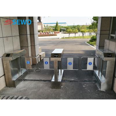 China Electronic Turnstile Gates AC220V Pedestrian Security Turnstiles For Office for sale