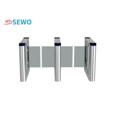 China Pedestrian High Speed Gate Turnstile 45 people/Min Security Swing Gate Access Control for sale