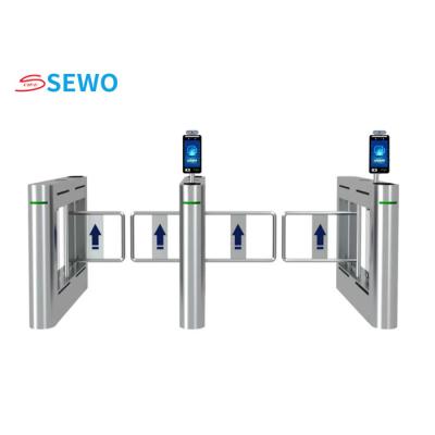 China AC220V Pedestrian Access Control Gates Fully Automatic Security Swing Barrier Gates for sale