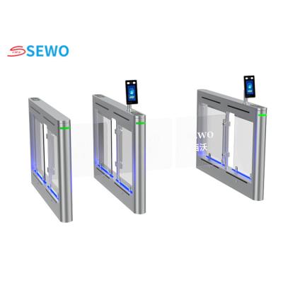 China High Security Entrance Swing Gate ,  Facial Recognition Turnstile Access Control for sale