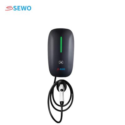 China 32A 7KW Wall EV Charging Station EU Version For Convenient Home Charging for sale