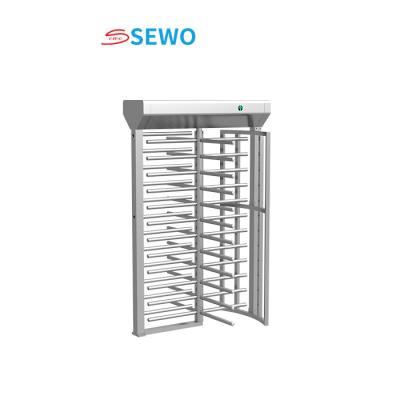 China Automatic Full Height Turnstiles 45people/Min For Gyms Subway Pedestrian Entrance for sale