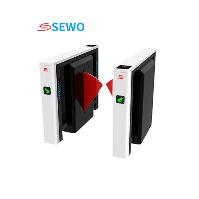 China Automatic Retractable Flap Barrier Access Control Turnstile For Office Bank Entrance for sale