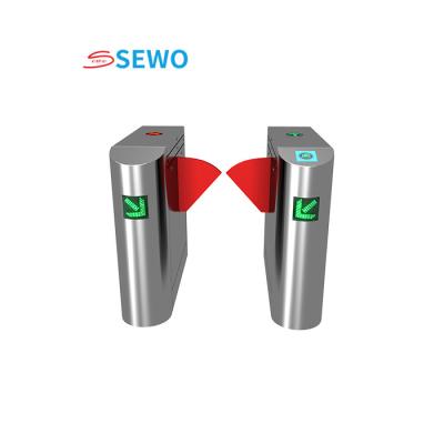 China CE Flap Barrier Turnstile Mechanism Pedestrian Access Control Barrier Gate Security System for sale