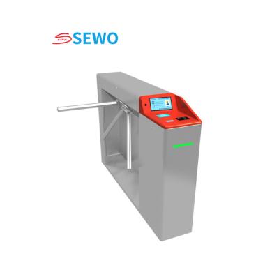 China Security Tripod Turnstile Gate IC ID Card Reader Turnstile For Scenic Spot Shipping Mall for sale