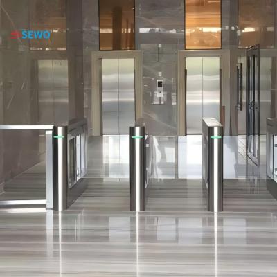 China Optical Swing Gate Turnstile Directional Access for Pedestrians in Office Building for sale