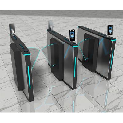 China Customized Biometric Flap Barrier Turnstile with TCP / IP / R485 Communication Interface for sale