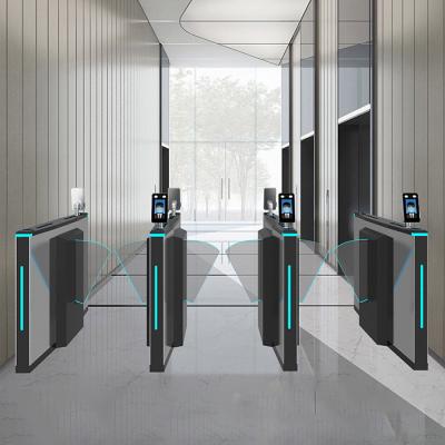 China Biometric Flap Barrier Turnstile Gate for Access Control at Bus Stations for sale