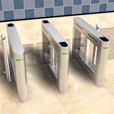 China Speed Gate Systems Turnstile Barcode Scanner Security Gate Card Reader for sale