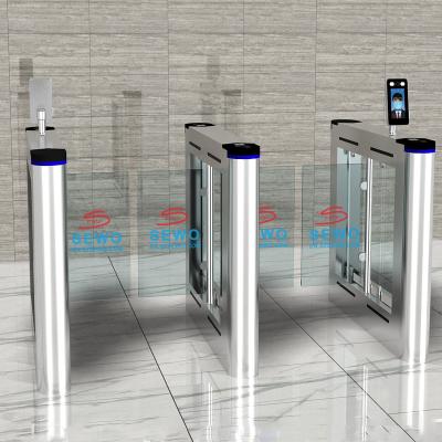 China Face Recognition Access Control Turnstile Gate Swing Barrier Speed Gate Turnstile for sale