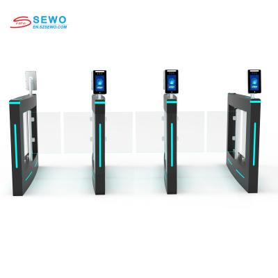 China Pedestrian Swing Barrier Gates RFID Access Control System Automatic Gate for sale