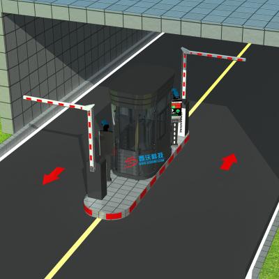 Китай Система парковки автомобилей складная дверь с барьерным бумом Автоматическая система распознавания номерных знаков Черный цвет корпуса продается