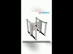 premium swing gate turnstile for secure access control | ideal for offices & public spaces