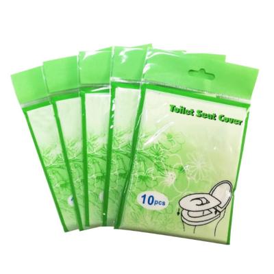 China Custom Printed Disposable Toilet Seat Cover Paper Travel Package Disposable Toilet Seat Covers for sale