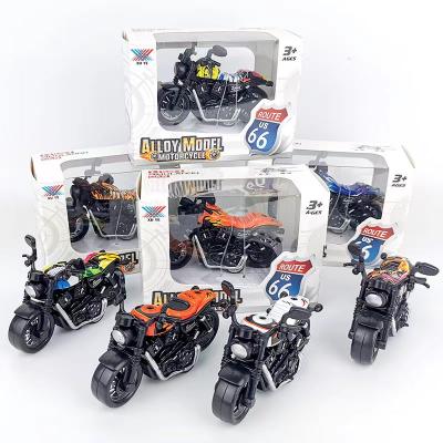 China Durable durable children's toy alloy motorcycle toy model is the best gift for children for sale