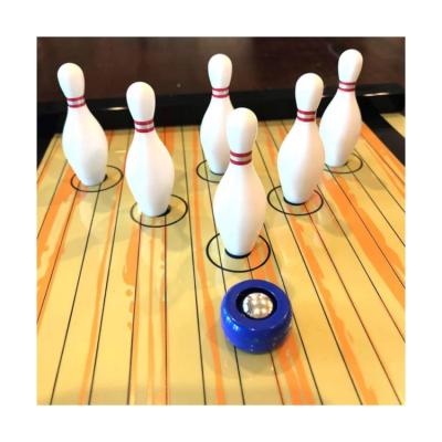 China Durable Non-Toxic Wooden Brain Game Bowling Board Game Indoor Sporting Goods Hot Selling for sale