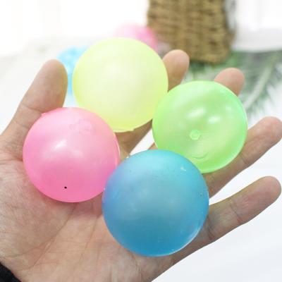 China Hot Selling Eco-friendly Material Eco-friendly Compression TPR Material Glow In The Dark Squishy Toy Balls Anti Stress for sale