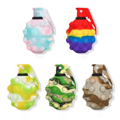 China Creative Bubble Soft Ball Toddler Toys Spinner PU Stress Ball New Skull Toy Stress Decompression Massage Ball for sale