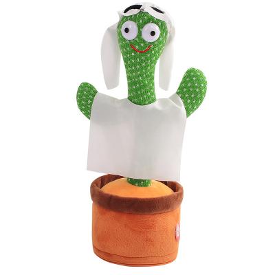 China Hot Selling Eco-friendly Cactus Toy Plush Electric Dancing Toys Can Sing and Dance Cactus Toys Bailarin Cactus for sale