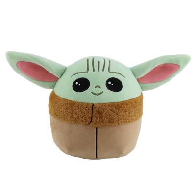 China Eco-Friendly Baby Yoda Sit Soft Four Plush Toy Cartoon Eco-Friendly Figure of Strategic Defense Initiative Baby Yoda for sale