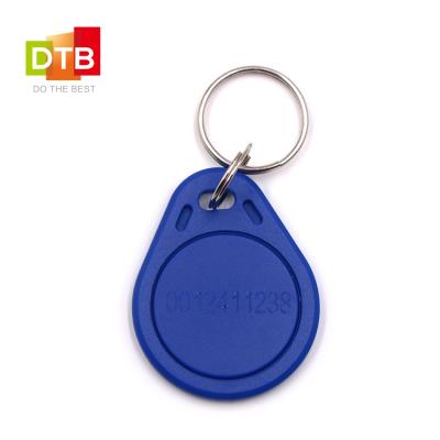 China Waterproof / waterproof mifare 1k high frequency programmable nfc rfid DTB key fob for door for sale