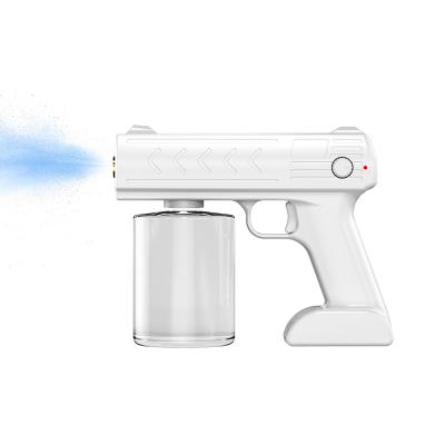 China 3hous USB 500ML Rechargeable Nano Spray Gun Mist Sprayer Portable Cordless Electric Sanitizer Reserve Handheld Spray Gun for sale