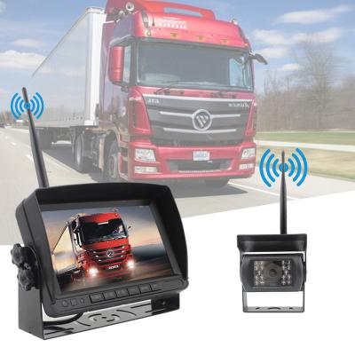 China GPS 4 Camera 7inch HD Screen DVR Function Truck 4 Quad Digital Display Screen for sale