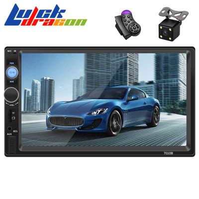 China Remote Control Car 7inch Touch Screen Car Mp5 Audio Player 7010B With 4LED Rear View Remote Camera for sale