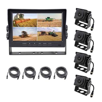 China Stereo LCD Monitors 7Inch AHD Monitor 1080P 24V Truck Bus Car Security 7 With Four Channel Video Truck Rear View System for sale