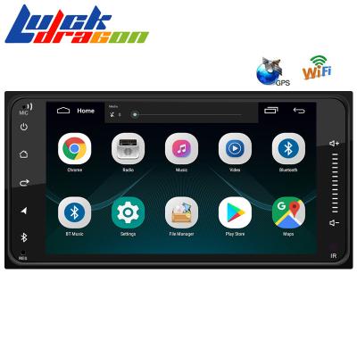 China Android10.1 GPS Car Multimedia Player For Toyota/Corolla 7inch 2.5D Touch Screen Full Car GPS WIFI 2din Android Car Audio for sale